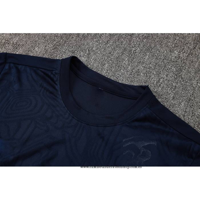 Chandal del Olympique Marsella 24-25 Manga Corta Azul - Pantalon Corto